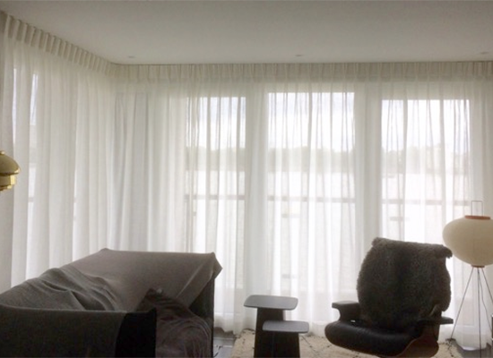 large sheer curtains
